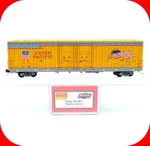 Scale **union Pacific, Us Flag** 60' Box Car #960870 Micro Trains Nse 18-01. Fixed Price $59.95.
