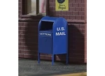Piko 62297 G Scale Blue Navy Plastic Mailboxe Kit (pack Of 4). Fixed Price $21.24.