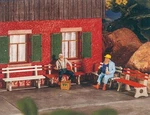 Pola 333221 Scale Park Benches -- PKG(4). Fixed Price $18.99.