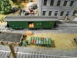 Ho Brawa German Troop Bagage Car #45067. Fixed Price $99.42.