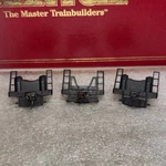 3 Mantua Tyco Ho Steam Locomotive Plastic Pilots, Cow Catchers, Pacific Mikado. Fixed Price $9.99.