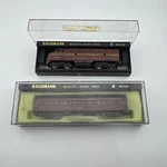 Vintage Bachmann Diesel Train Pennsylvania Engine 9710 Cars 4311 Scale- Untest. Fixed Price $34.00.