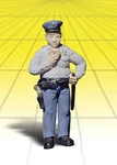 Woodland Scenics Accents Figures Cop W/doughnut A2532. Fixed Price $24.98.