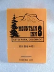 Vintage Sewing Travel Thread Kit, Mountain 8 Inn, Estes Park, Colorado, Unused. Fixed Price $11.95.
