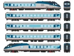 Rapido 25505 Ho Rtl Turboliner Unit Train Amtrak Phase V Sound / Dcc Set #5. Fixed Price $819.95.