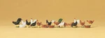 Preiser 14168 Ho Scale Animals Chickens PKG(18). Fixed Price $15.99.