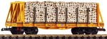 Piko 38791 G Scale Up Bulkhead Flatcar Pulpwood Load. Fixed Price $165.99.