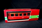 Lgb Scale 3063 Rhaetian Railway Rhb First Second Class Passenger Car Mint. Fixed Price $195.00.