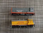 Pair Of Vintage Ho Scale Athearn Dummy Switcher Diesel Locomotives. Fixed Price $25.99.