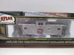 ATLAS-6201-2-BURLINGTON Route-caboose #13653-LOT C-pic. Taken Box- Ho Scale. Fixed Price $32.00.