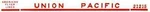 American Flyer Trains Union Pacific 21215 Lettering Adhesive Sticker Gauge. Fixed Price $12.99.