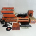 Lionel Prewar Gauge 1666 Steam Locomotive 2666W Tender + Car Freight Set. Fixed Price $249.99.