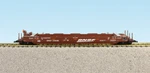 Usa Trains Intermodal Flat Car No Containers - Brown Bnsf R17136. Fixed Price $152.95.