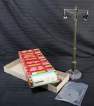 Vintage Lgb 5056 Scale Train Station Light With Twin Lamp - Nos 1987 New Box. Fixed Price $49.99.
