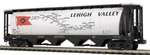 Mth Premier Lehigh Valley Map 100 Ton Cylindrical Hopper Car 20-97919! Scale. Fixed Price $139.99.