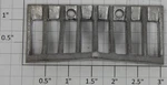Lionel 5-9 Unpainted Cowcatcher With Holes Fits 5, 6, 7. Fixed Price $25.00.