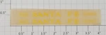 American Flyer TRS0811-C 21910-2 Yellow Santa Dry Transfer Decal Set. Fixed Price $8.00.