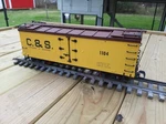 G Scale Delton Locomotive Works Colorado & Southern Reefer Metal Wheels. Fixed Price $67.00.