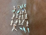 Model Power # 5772 Ho Scale Railroad Figures People Unpainted. Fixed Price $6.00.