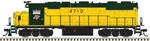40005621 N-scale Atlas Emd GP38 Low Nose W/dynamic Brakes Loksound Dcc C&nw. Fixed Price $229.95.