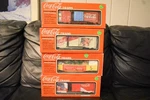 Coca Cola K Line Box Cars & Gondola. Fixed Price $140.00.