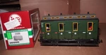 Bod 3/2 Lgb Scale 30500 Passenger Compartment 3.KL. Green + Metal Wheels Ob. Fixed Price $130.98.
