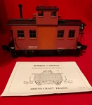 G Scale Aristo-craft 999311 Atsf Santa Fe Bobber Caboose W/metal Wheels. Fixed Price $20.00.