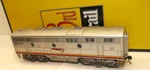 3RD Rail, 2-RAIL O, #307B, Santa Fe, F-7 Powered Qsi/dcc, Run #1, C-7 Ex/ob. Fixed Price $2100.00.