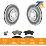 Coated Brake Rotor Semi-metallic Pad Front Kit For Chevrolet Cruze Sonic Limited. Fixed Price $106.49.