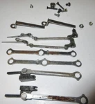 Lionel #675/2025/2035 Post Steamers Original Sid Rods W/hardware. Fixed Price $24.95.
