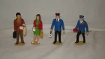 Lot Of 4 Lgb Scale Figures From 72301 Passenger Train Set. Fixed Price $19.99.