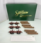 Bachmann Spectrum #27391 ON30 Logging & Mining Cars 3PC Skeleton Train. Fixed Price $129.95.