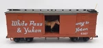 Lgb 4167 Scale White Pass & Yukon Wood Boxcar W/horse Ex. Fixed Price $59.21.