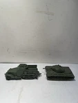 Vtg Auburn Plastic Wwii Army Half Track And Tank Made In 31. Fixed Price $14.99.