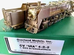 *rare! Lnib* Overland Ajin Brass Cv "uia" 4-8-2 #603 Smokelifters Ho *runs G D!. Fixed Price $785.00.