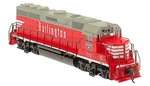 Atlas Ho 8910 Diesel Locomotive Emd GP40 Powered Chicago Burlington & Q #173. Fixed Price $151.95.