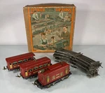 Lionel Gauge 1927-1931 Set 292 Orig Box / 248 629 630 *works* Good Cond. Fixed Price $233.10.