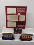 Lgb 20301 Scale Steam Passenger Train W/1 Locomotive Cars & Plastic Figure. Fixed Price $141.93.