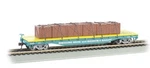 Rare Bachmann Ho - Ringling Bros. Barnum & Bailey Flat Car W Crated Load 16606. Fixed Price $89.95.