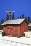 Scale Train Locomotive Maintenance Shed For Use W Lgb Accucraft Aristocraft. Fixed Price $185.00.