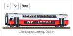 Piko Obb Bi Level City Jet Passenger Car 58818 Ho Scale Dc. Fixed Price $85.00.