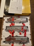 K-line K25301 Santa Fe F-3 Diesel A-b-a All Power Vertical Cam Motors Ex-con. Fixed Price $640.00.
