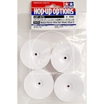 Tamiya Hop-up Medium-narrow White Dish Wheels (offset 0) (4 Pcs) 53475. Fixed Price $12.09.