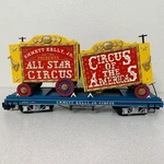 Bachmann Big Haulers Circus Flat With Tableau Wagon #2 92706 Gauge Read Descr. Fixed Price $65.00.