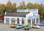 Import Motors 933-4023 Ho Scale Model Railroad Structure Kit. Fixed Price $47.20.