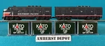 176-1115 Kato F3 Abba Southern Pacific Locomotive 4 Car Set Scale Dcc Ready. Fixed Price $495.00.