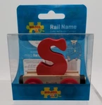 Big Jig Rails BR119 Name "s" Crafstmanship Wooden Car 3 + Years. Fixed Price $6.79.
