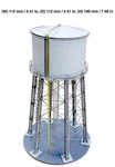 N/1:150 Scale Steam Locomotive Water Tower Kit Adv Coaling Station Engine Depot. Fixed Price $92.00.