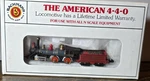 Bachmann Scale The American 4-4-0 Union Pacific #119 Steam Locomotive + Tender. Fixed Price $69.99.