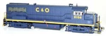 Bowser 25127 Ho Scale U25B Diesel Chesapeake Ohio C&o 8106 - Dc (merger Ren. Fixed Price $169.99.